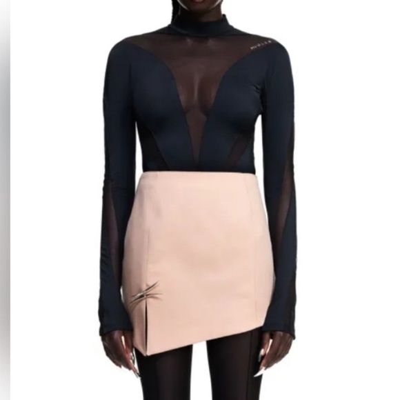 NWT H&M x Thierry Mugler Mini Skirt - Picture 2 of 5